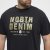 North Latitude Denim Printed Logo T-Shirt Black TALL - TALL T-shirts - TALL T-Shirts Heren