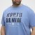 North Latitude Denim Printed Logo T-Shirt Dusty Blue TALL - TALL T-shirts - Extra lange T-shirts voor heren