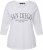 Ulla Popken City Name Graphic Tee Snow White - Bedrukte T-shirts voor dames - 