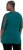 Ulla Popken Sequined Mesh Sleeve Blouse Dark Green - T-shirts - 