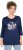Ulla Popken Casual Mood Floral V-Neck Tee Navy - T-shirts - 