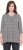 Ulla Popken Floral A-Line 3/4 Sleeve Tee Black - Ulla Popken - 