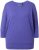 Ulla Popken Quick Drying Batwing Sleeve Tee Blueberry - Bedrukte T-shirts voor dames - 