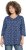 Ulla Popken Graphic Print Pleated 3/4 Sleeve Tee Blue - T-shirts - 