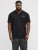 Jack & Jones College Logo Polo Short Sleeve Black - Polo shirts - Grote Maten Poloshirts Heren