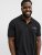 Jack & Jones College Logo Polo Short Sleeve Black - Polo shirts - Grote Maten Poloshirts Heren
