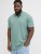Jack & Jones College Logo Short Sleeve Polo Turquoise - Polo shirts - Grote Maten Poloshirts Heren