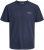 Jack & Jones College Logo Crew Neck T-Shirt Blue - T-shirts - Grote Maten T-shirts Heren