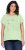 Ulla Popken Metallic Animal Cap Sleeve Graphic Tee Green - Bedrukte T-shirts voor dames - 