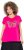 Ulla Popken Free Spirit Butterfly Cap Sleeve Graphic Tee Magenta Pink - Bedrukte T-shirts voor dames - 
