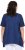 Ulla Popken Sunset Lettering Short Sleeve Graphic Tee Ink Blue - Bedrukte T-shirts voor dames - 