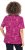 Ulla Popken Abstract Animal Print Short Sleeve Tee Magnolia Red - Bedrukte T-shirts voor dames - 