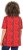Ulla Popken Letter Print Short Sleeve Tee Red - Bedrukte T-shirts voor dames - 