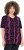 Ulla Popken Letter Print Short Sleeve Tee Magnolia Red - Bedrukte T-shirts voor dames - 