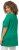 Ulla Popken Essential Front Pleat Tee Emerald Green - T-shirts - 