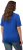 Ulla Popken Piping Accent Functional UVP 50+ Stretch Knit Top Royal Blue - T-shirts - 