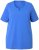 Ulla Popken Essential Notch Neck Stretch Tee Peacock Blue - T-shirts - 
