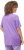 Ulla Popken Essential Notch Neck Stretch Tee Pale Lilac - T-shirts - 