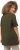 Ulla Popken Essential Square Neck Stretch Tee Forest Green - T-shirts - 