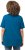Ulla Popken Essential Square Neck Stretch Tee Medium Blue - T-shirts - 