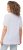Ulla Popken Textured Striped Short Sleeve Tee Snow White - T-shirts - 