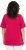 Ulla Popken Essential V-Neck Stretch Tee Dark Raspberry - T-shirts - 