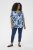 Kaffe Curve Aliana Tunic Blue Flower Animal - Tunieken - 