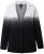 Ulla Popken Gebreide Blazer Met Kleurverloop Zwart/Wit - Blazers - 