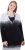 Ulla Popken Gebreide Blazer Met Kleurverloop Zwart/Wit - Blazers - 
