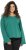 Ulla Popken Rolled Edge Long Sleeve Sweatshirt Emerald Green - Sweaters & hoodies - 