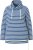 Ulla Popken Striped Turtleneck Neon Detail Sweatshirt Indigo Denim - Sweaters & hoodies - 