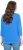 Ulla Popken Make It Amazing 3/4 Sleeve Graphic Tee Pacific Blue - Bedrukte T-shirts voor dames - 