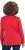 Ulla Popken Holiday Long Sleeve Graphic Tee Salsa Red - Bedrukte T-shirts voor dames - 