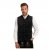 JP1880 Velvet Vest Traditional Black - Jassen - Grote Maten Herenjassen