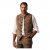 JP1880 Vest Traditional Cowhide Brown - Jassen - Grote Maten Herenjassen