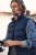 JP1880 Quilted Gilet Stand-up Collar Navy - Jassen - Grote Maten Herenjassen
