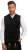 JP1880 Velvet Vest Traditional Black - Alle kleding - Herenkleding in grote maten