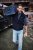 JP1880 Fleece Gilet Stomach Fit Navy - Jassen - Grote Maten Herenjassen
