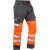 Leo Bideford Ecoviz Poly/Cotton Cargo Trouser Hi-Vis Orange/Grey - Werkkleding - Werkkleding Grote Maten Heren