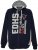 EDDY HILLS EDHS Hoodie Navy - Sweaters & hoodies - Sweaters & Hoodies Grote Maten Heren