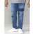 D555 Newport Tapered Fit Biker Jeans Blue