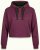 Nora Mikken KAMILLA Cropped Hoodie Mauve Wine - DAMESKLEDING XS-XXL - 