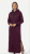 Nora Mikken MARTINA Maxi Hoodie Dress Mauve Wine - DAMESKLEDING XS-XXL - 