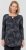 Scandinavian Caramel Triangles Tunic Dark Blue - Bedrukte T-shirts voor dames - 