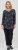 Scandinavian Caramel Triangles Tunic Dark Blue - Bedrukte T-shirts voor dames - 