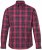 JP1880 Checked Shirt Long Sleeve Red - Hemden - Overhemden Grote Maten Heren