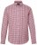 JP1880 Checked Flannel Shirt Long Sleeve Light Red - Hemden - Overhemden Grote Maten Heren