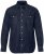JP1880 Denim Shirt Flexnamic Long Sleeve Navy - Hemden - Overhemden Grote Maten Heren