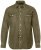 JP1880 Denim Shirt Long Sleeve Olive Green - Hemden - Overhemden Grote Maten Heren