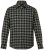 JP1880 Checked Flannel Shirt Long Sleeve Eucalyptus Green - Hemden - Overhemden Grote Maten Heren